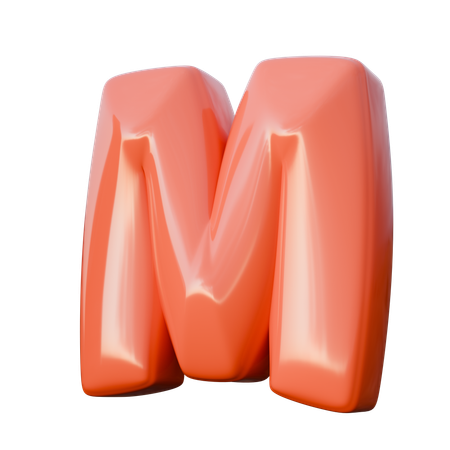 M  3D Icon