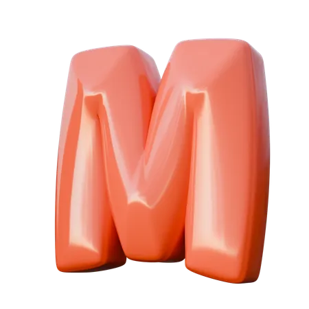 M  3D Icon