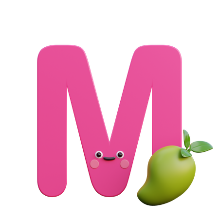 M  3D Icon