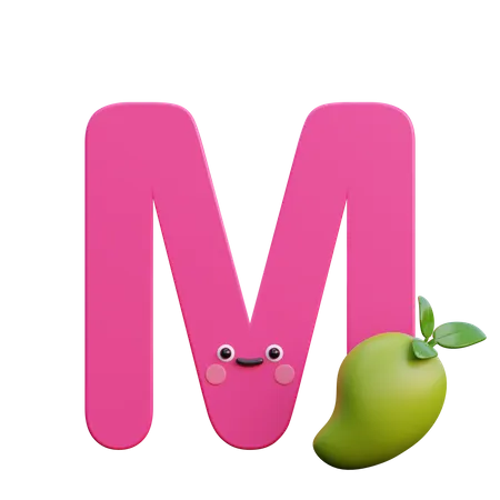 M  3D Icon