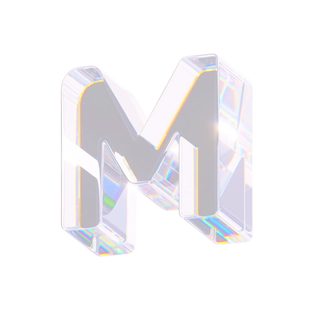 M  3D Icon