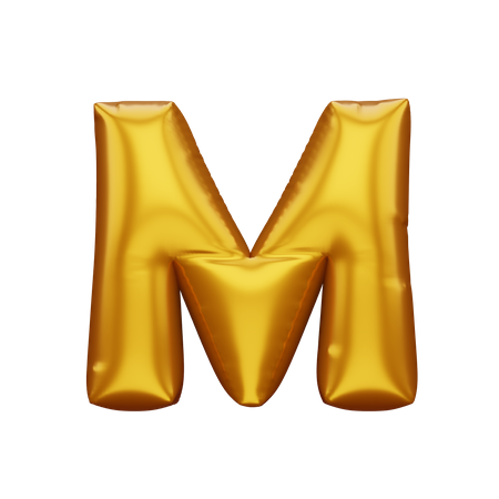 M  3D Icon