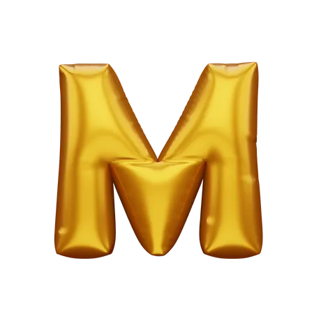 M  3D Icon