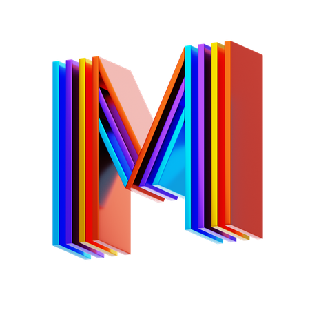 M  3D Icon