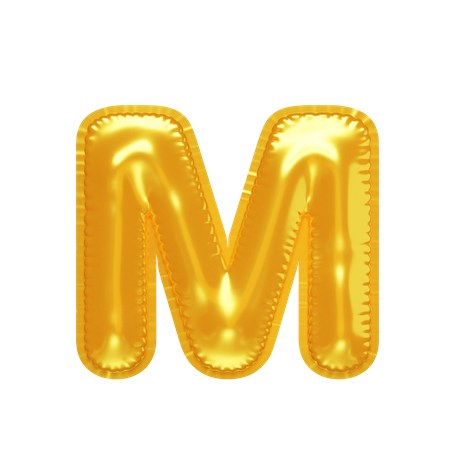 M  3D Icon