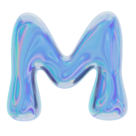 M Abstract Shape  3D Icon