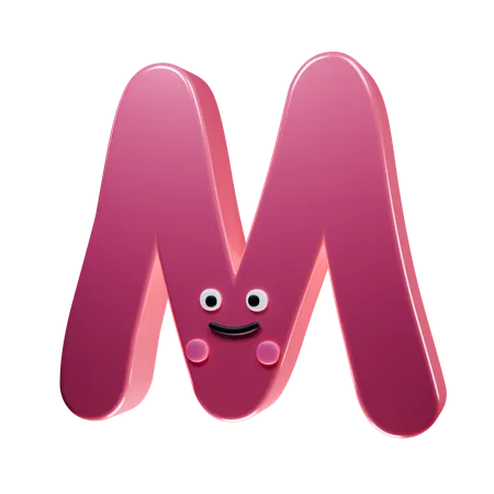 M alfabeto  3D Icon