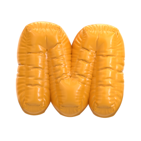 M Alphabet  3D Icon