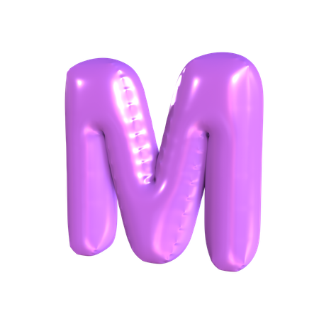 M Latter  3D Icon