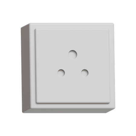 M Type Socket  3D Icon