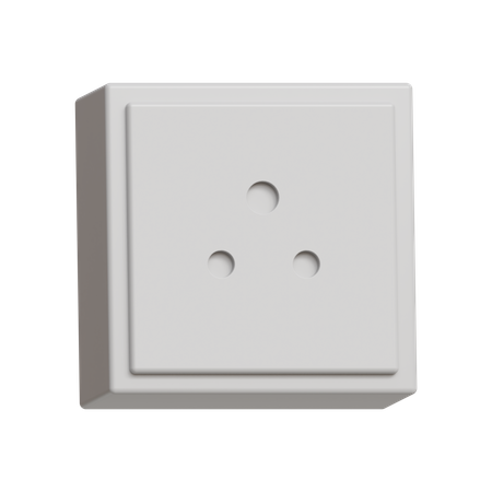 M Type Socket  3D Icon