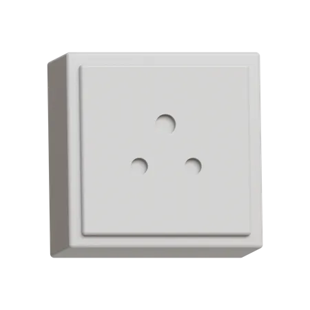 M Type Socket  3D Icon