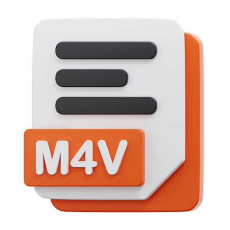 M4V FILE  3D Icon