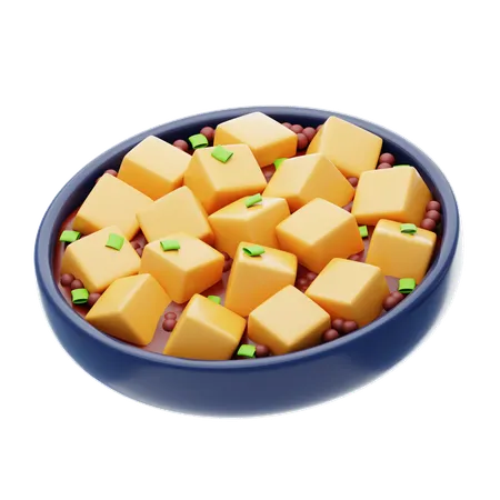 Tofu mabo  3D Icon