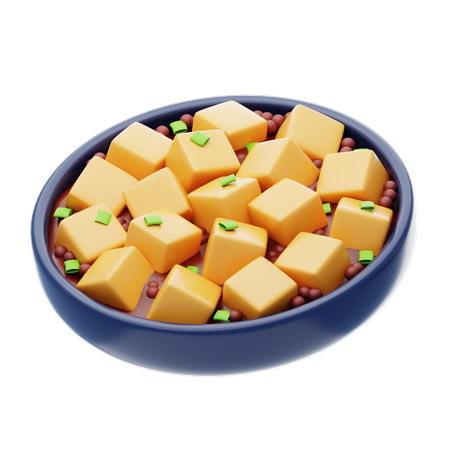 Mabo Tofu  3D Icon