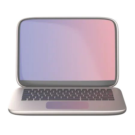 Mac laptop  3D Icon