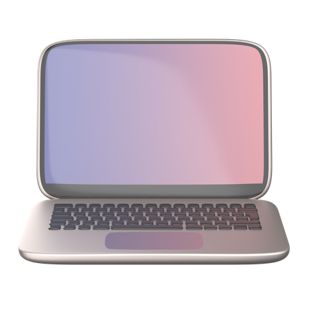 Mac laptop  3D Icon