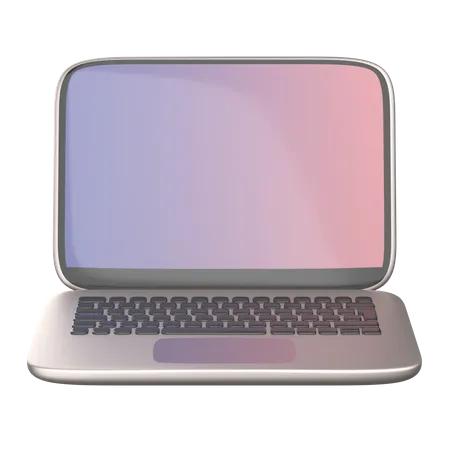 Notebook mac  3D Icon