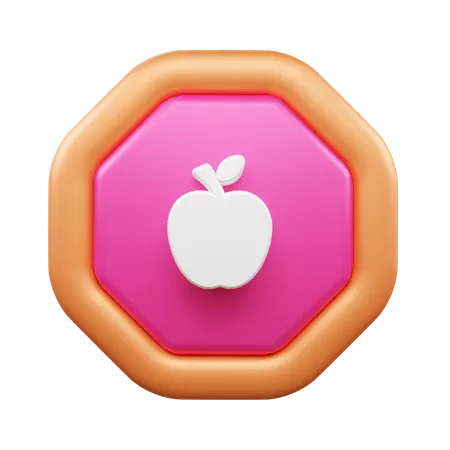 Maçã  3D Icon