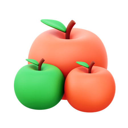 Maçã  3D Icon