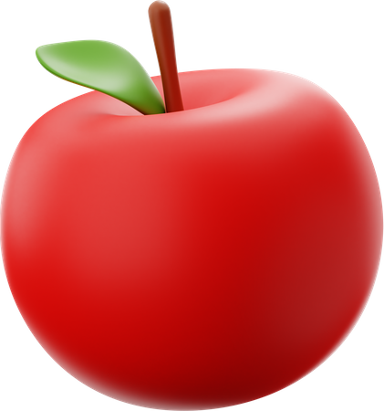Maçã  3D Icon