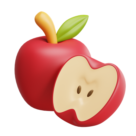 Maçã  3D Icon