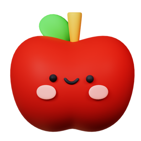 Maçã  3D Icon
