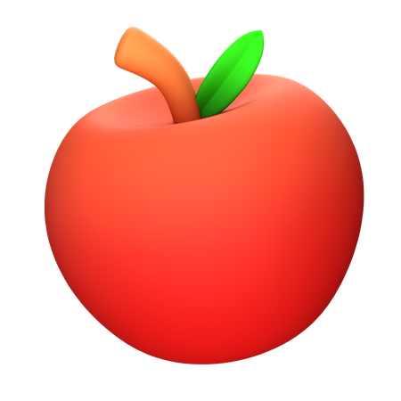 Fruta Maçã  3D Icon