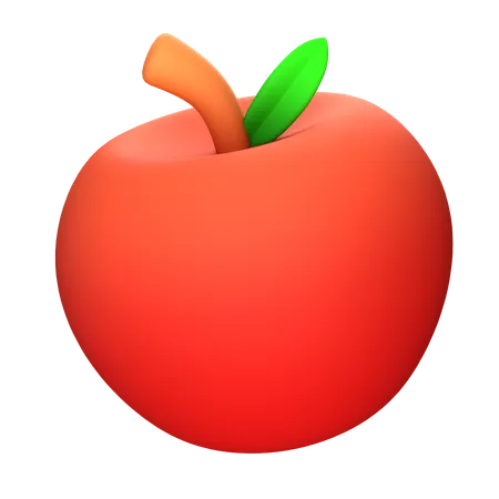 Fruta Maçã  3D Icon