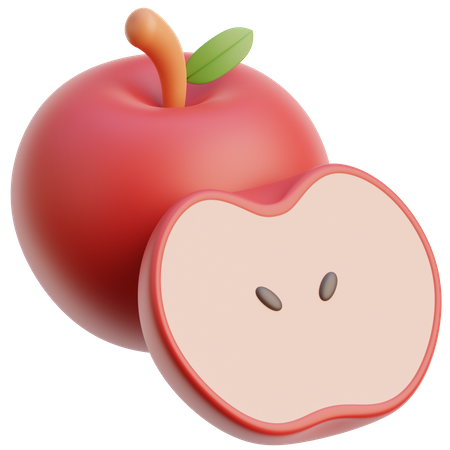 Fruta Maçã  3D Icon