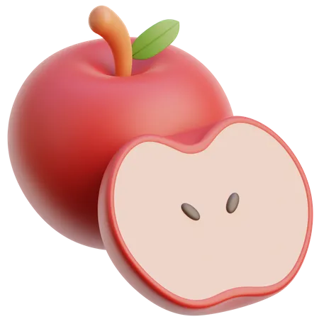 Fruta Maçã  3D Icon