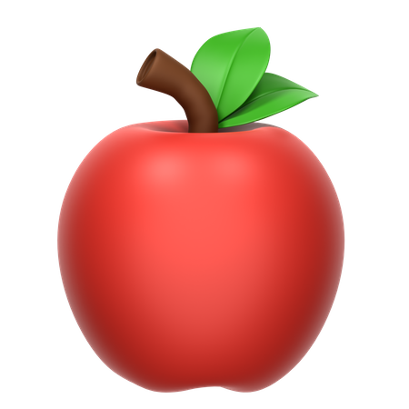 Fruta Maçã  3D Icon