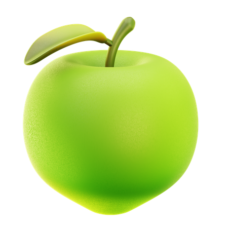 Fruta maçã verde  3D Icon