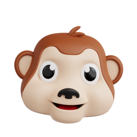 Macaco  3D Icon