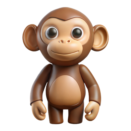 Macaco  3D Icon