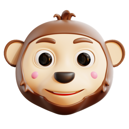 Macaco  3D Icon