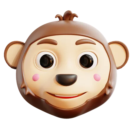 Macaco  3D Icon