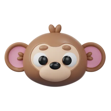 Macaco  3D Icon