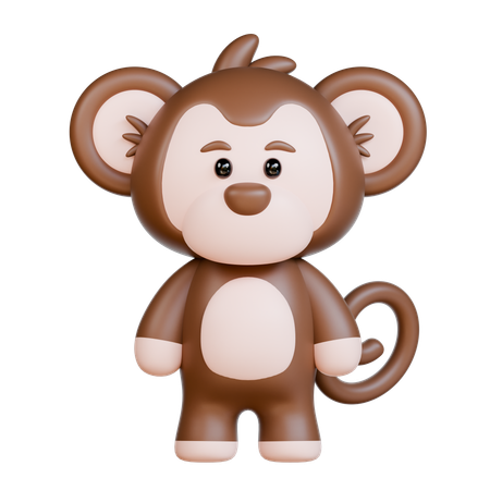 Macaco  3D Icon