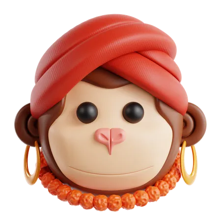 Macaco  3D Icon