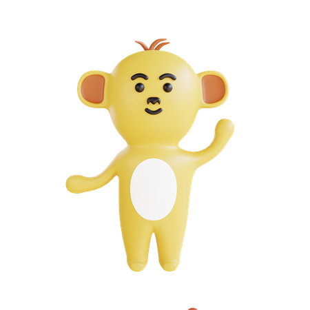 Macaco  3D Icon