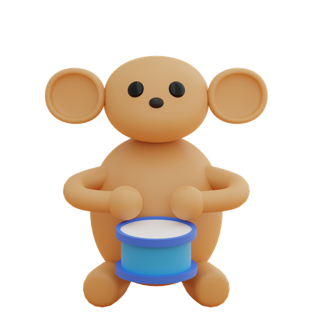 Macaco  3D Icon
