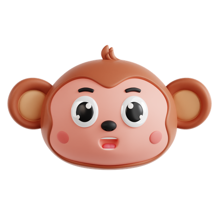 Macaco  3D Icon