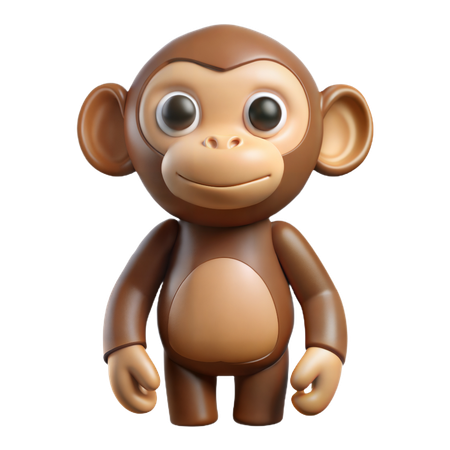 Macaco  3D Icon