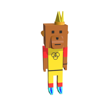 Macaco  3D Icon