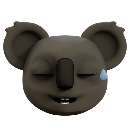 Macaco fofo rindo  3D Icon