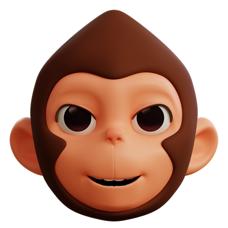 Macaco bravo  3D Icon