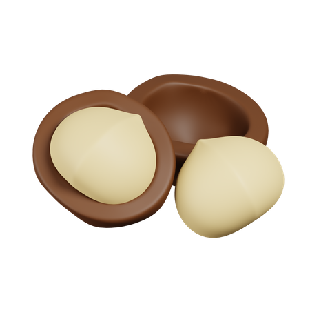 Macadamia  3D Icon