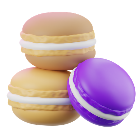 Macaron  3D Icon