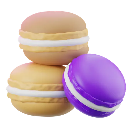 Macaron  3D Icon